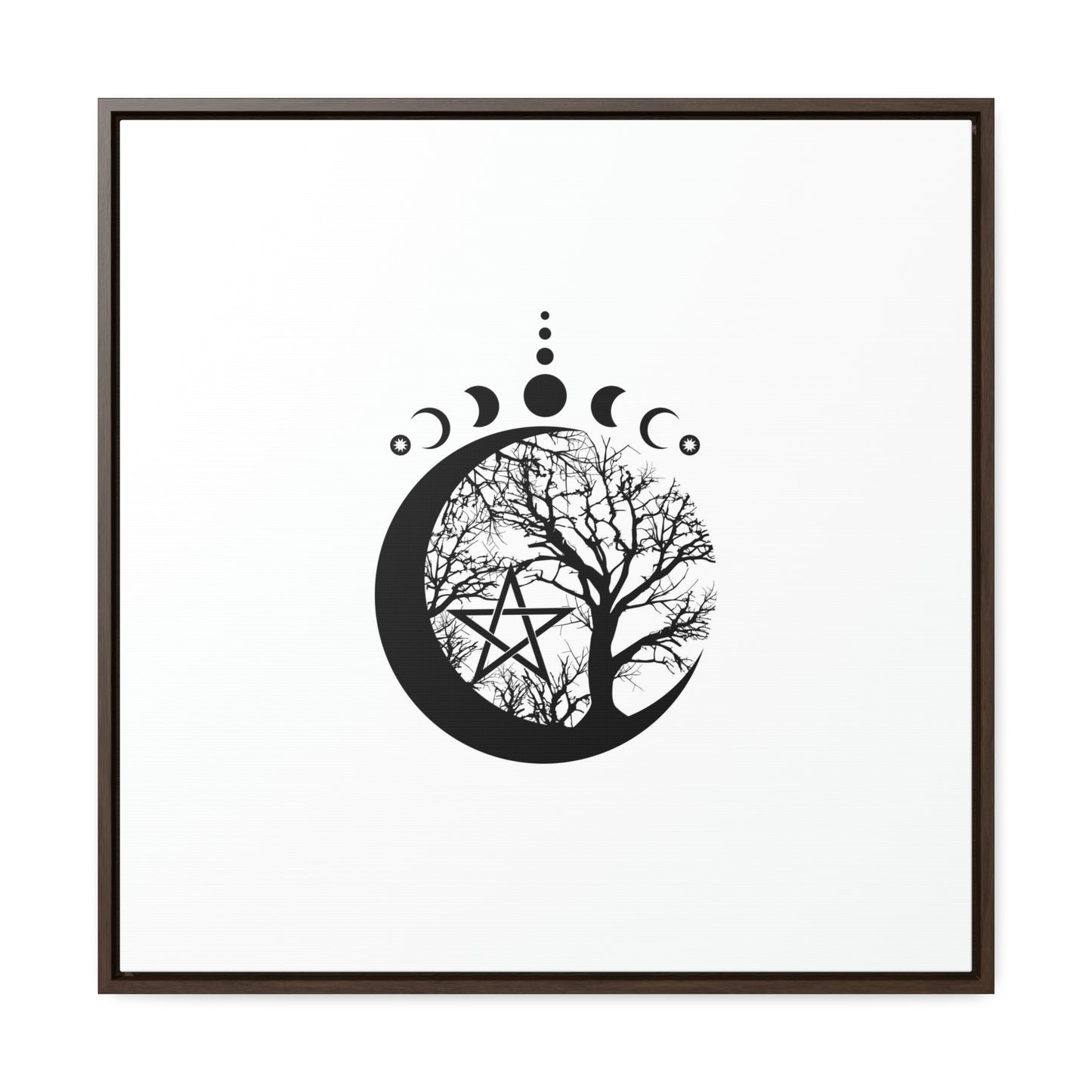 Gallery Canvas Wraps, Square Frame Wicca Design