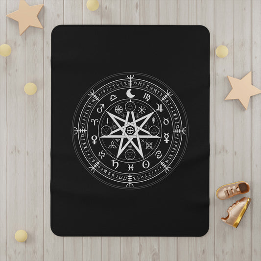 Toddler Blanket Wicca Protection Symbol