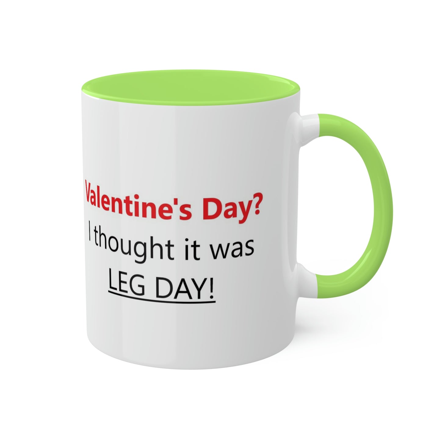 Funny Gym Person's Valentine's Gift Colorful Mugs, 11oz