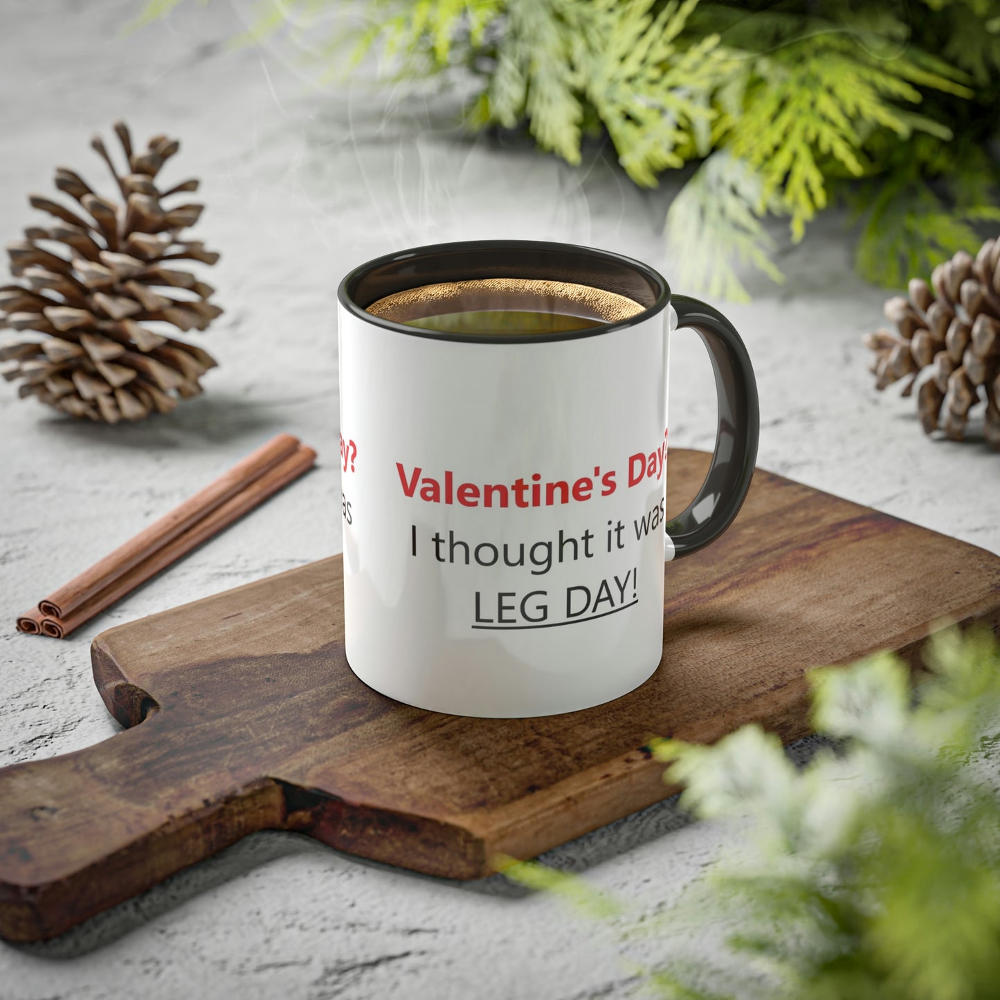 Funny Gym Person's Valentine's Gift Colorful Mugs, 11oz