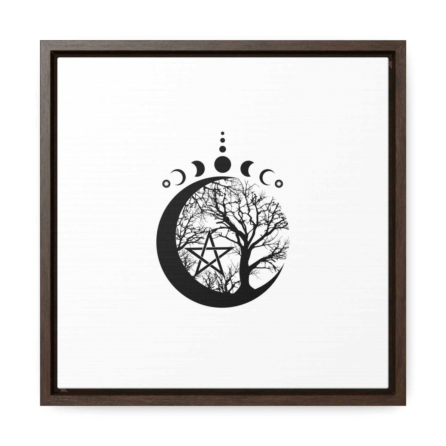 Gallery Canvas Wraps, Square Frame Wicca Design