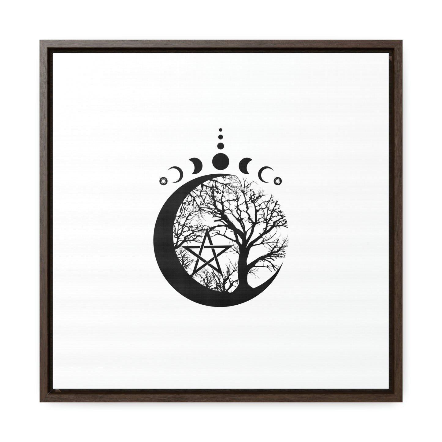 Gallery Canvas Wraps, Square Frame Wicca Design