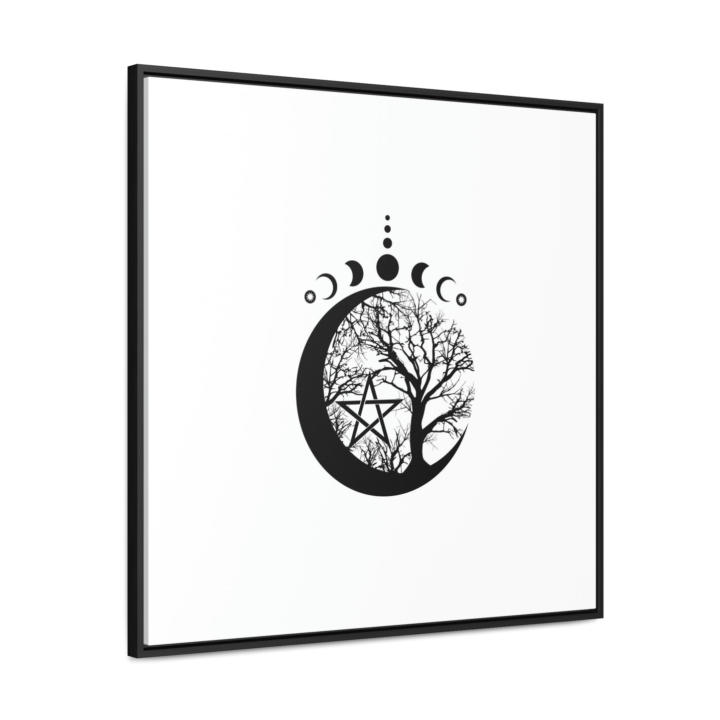 Gallery Canvas Wraps, Square Frame Wicca Design