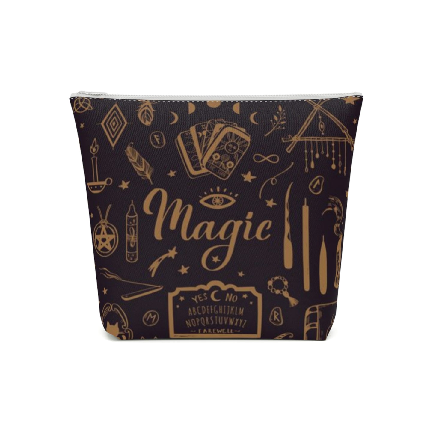Witchy Gift Magic Design Cotton Cosmetic Bag