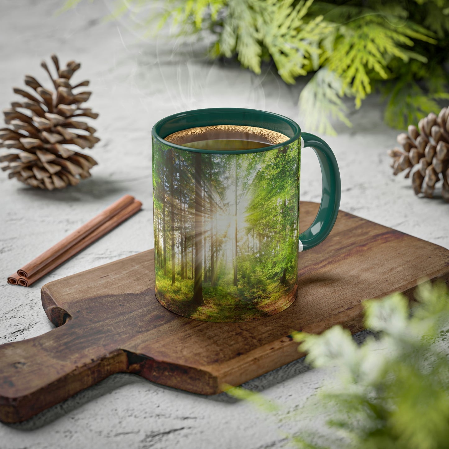 Beautiful Forest Colorful Mug, 11 oz