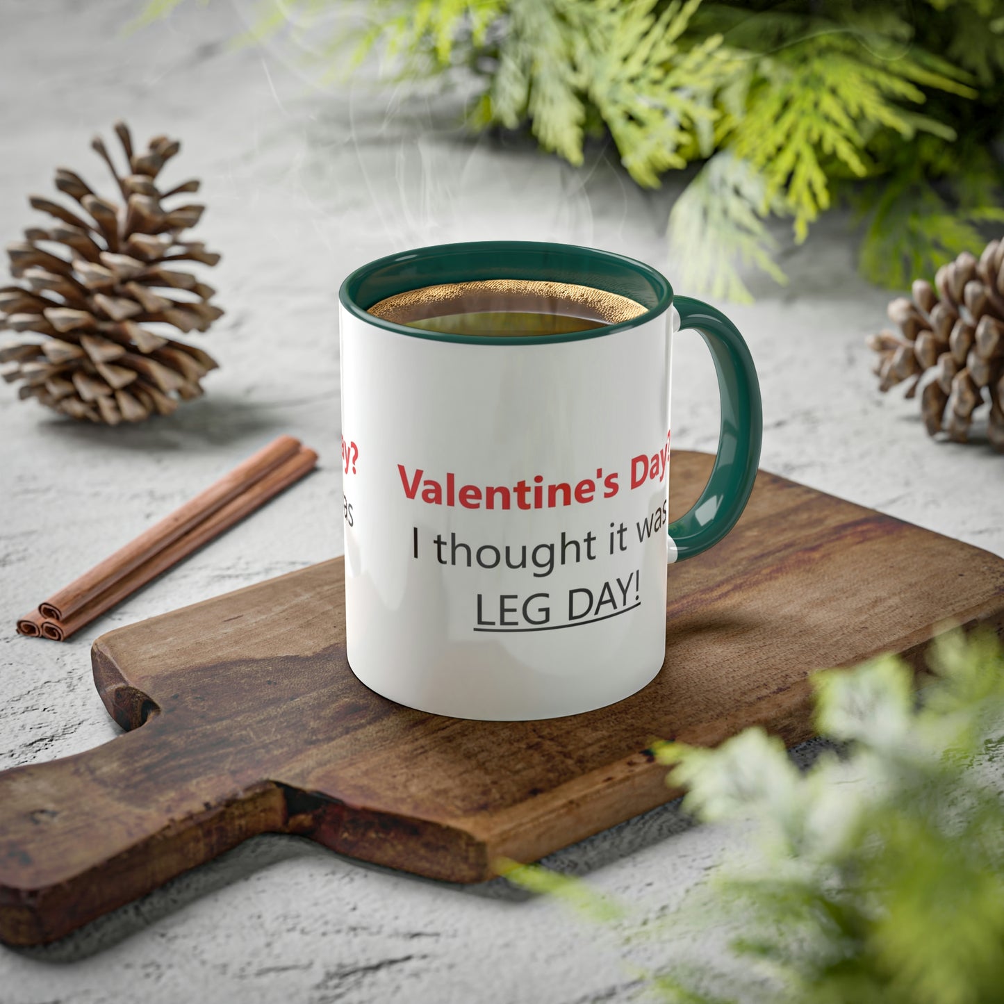 Funny Gym Person's Valentine's Gift Colorful Mugs, 11oz