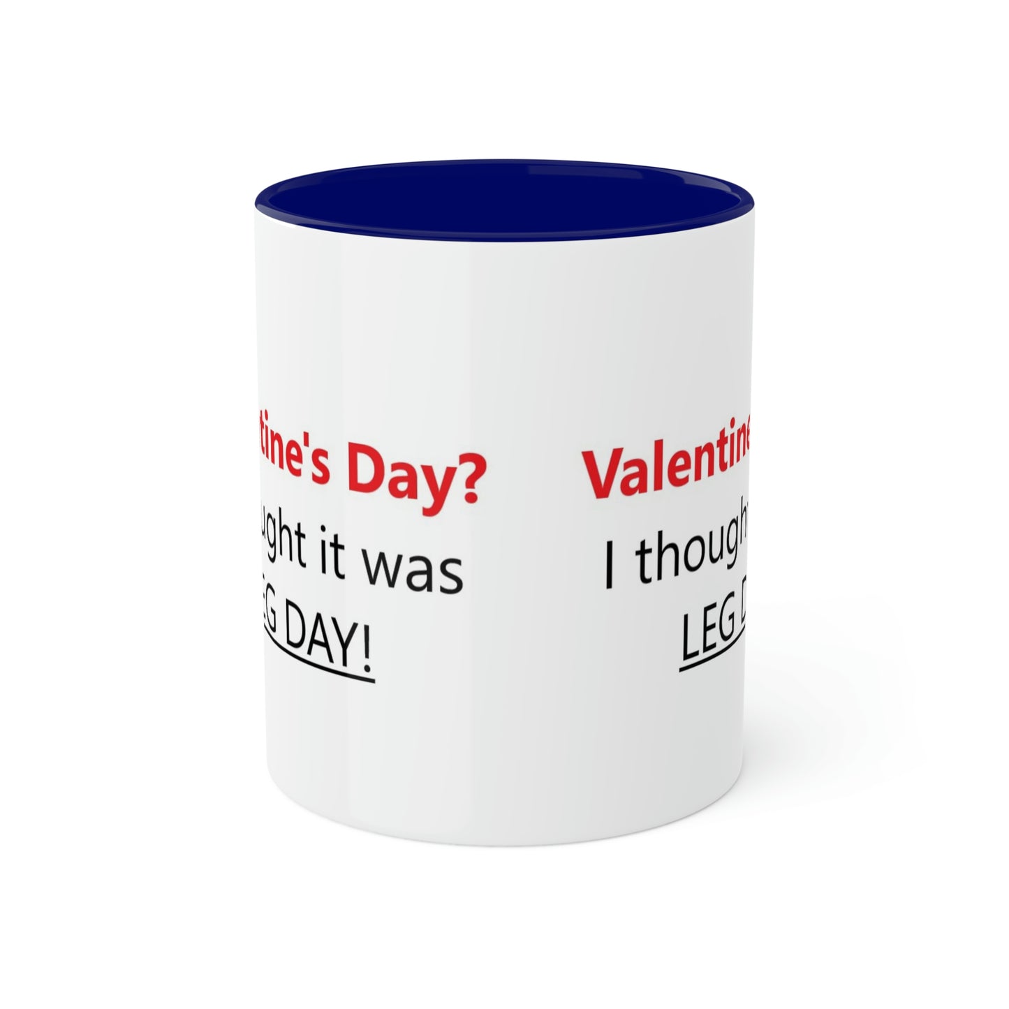 Funny Gym Person's Valentine's Gift Colorful Mugs, 11oz