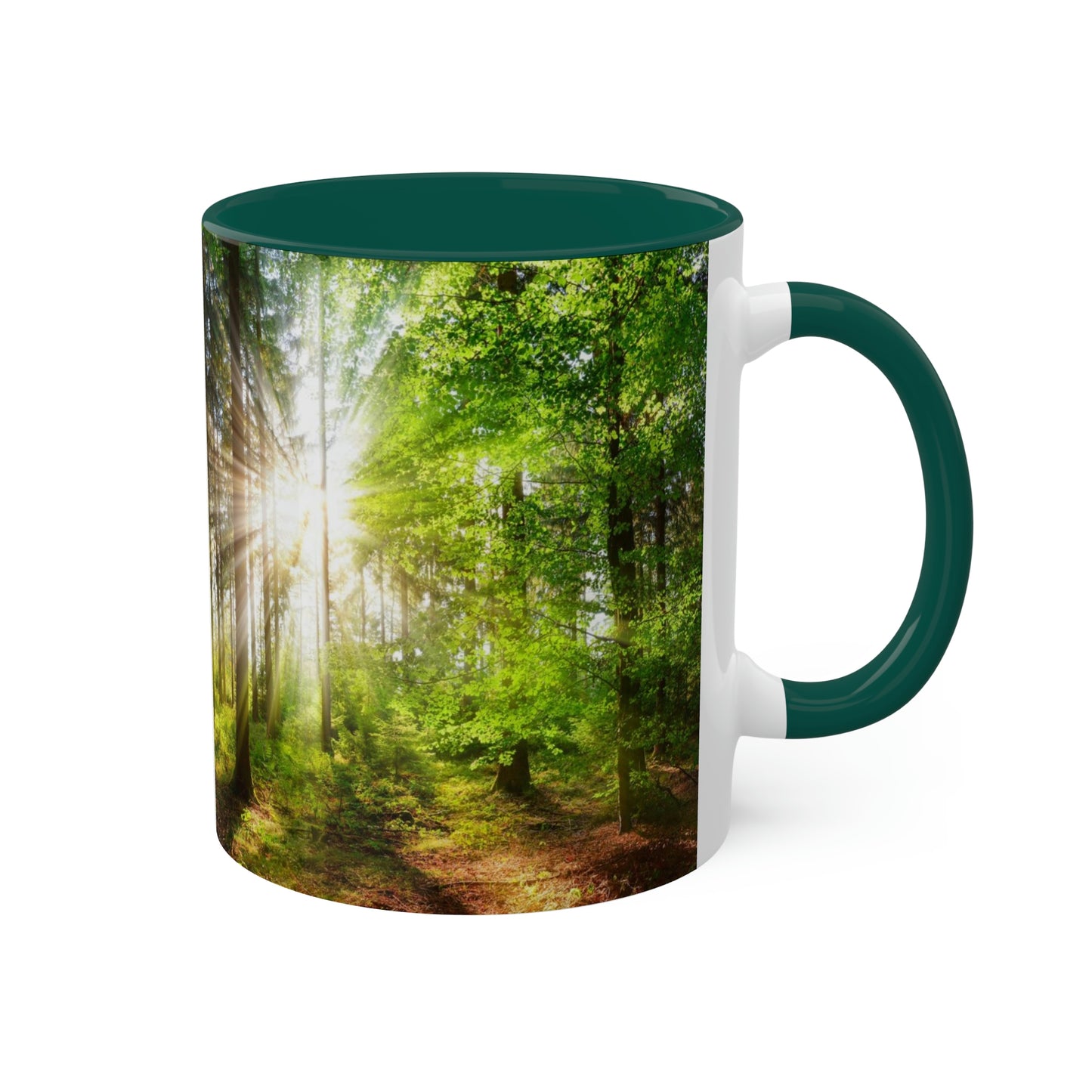 Beautiful Forest Colorful Mug, 11 oz