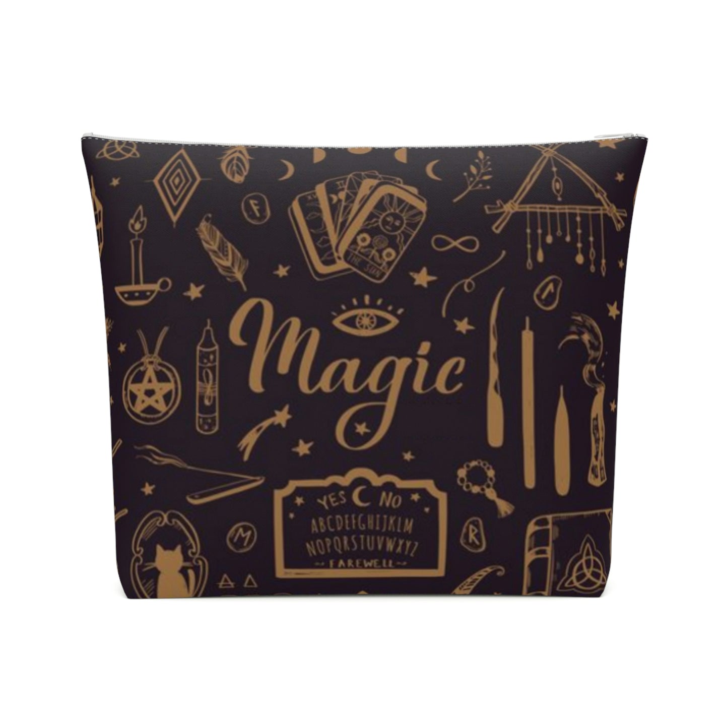 Witchy Gift Magic Design Cotton Cosmetic Bag