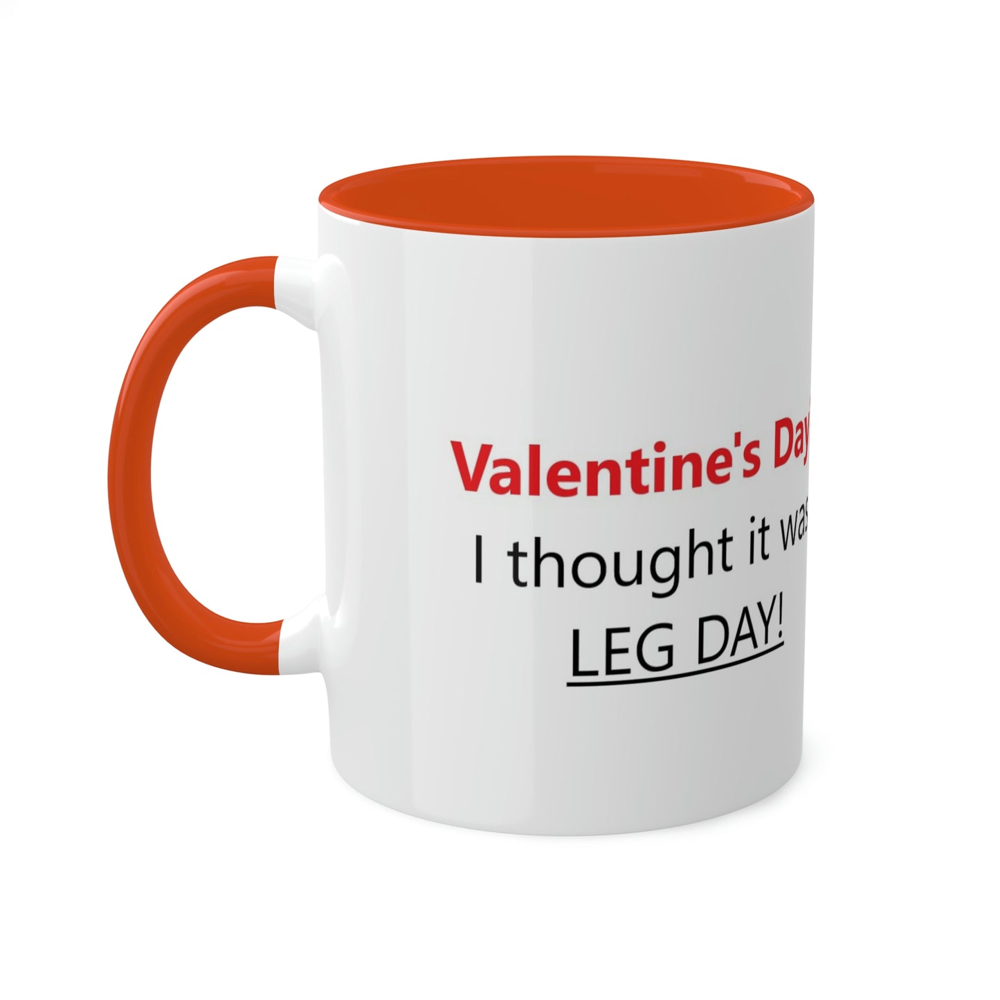 Funny Gym Person's Valentine's Gift Colorful Mugs, 11oz