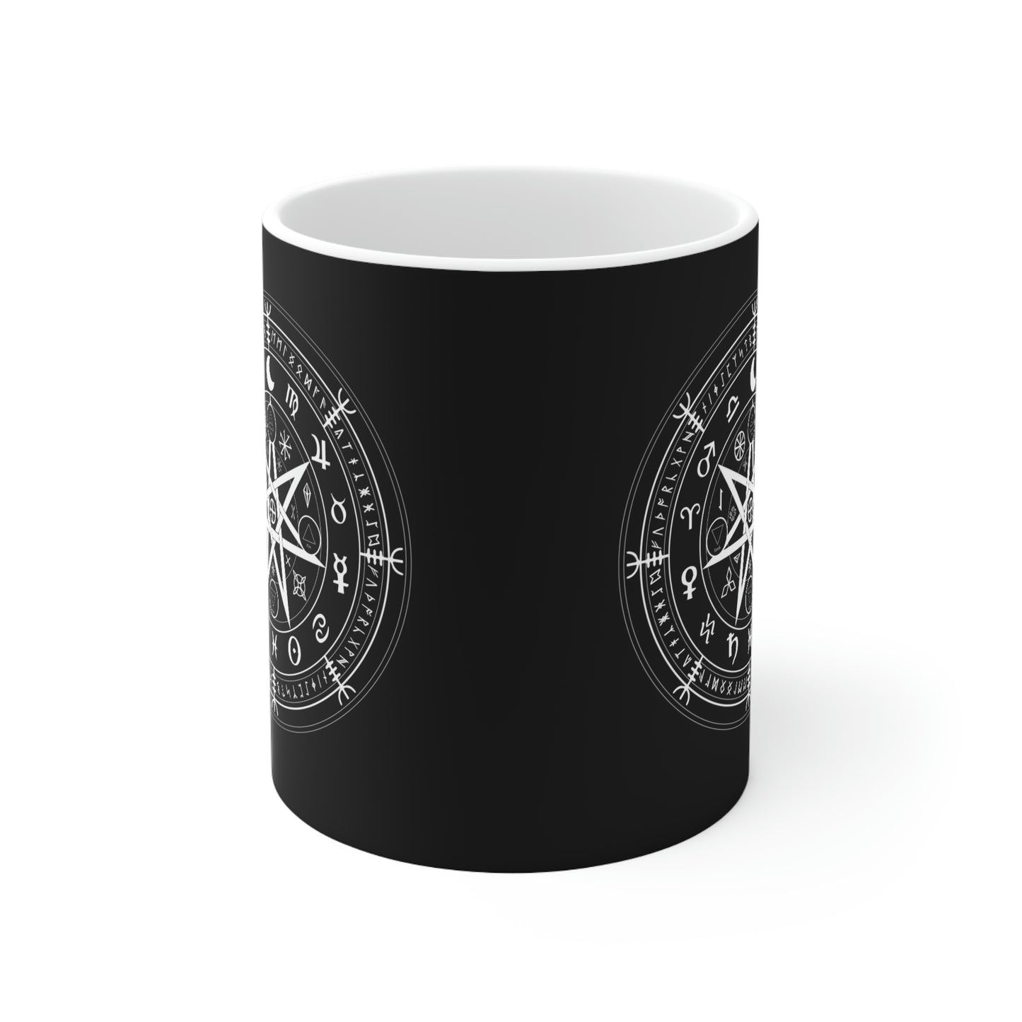 Witch Protection Symbol Ceramic Coffee Cups, 11oz, 15oz - UK