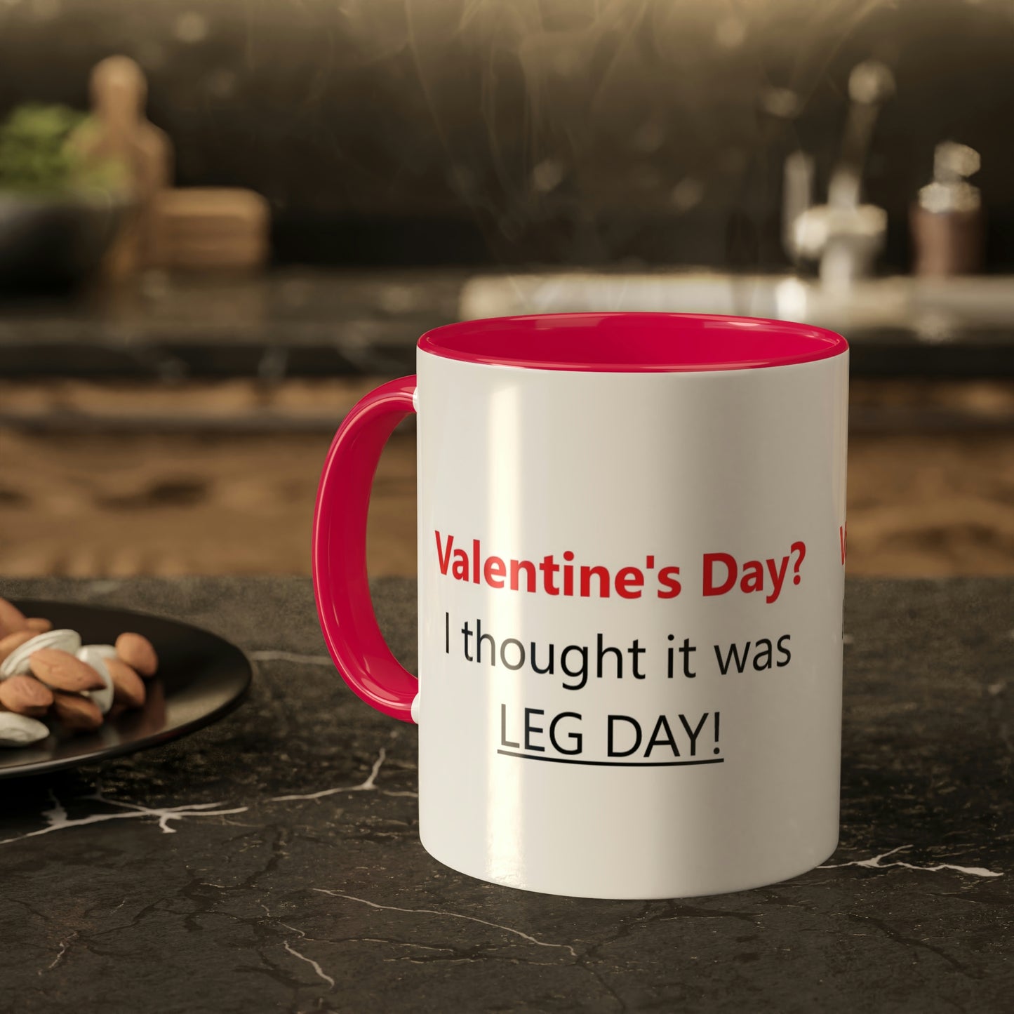 Funny Gym Person's Valentine's Gift Colorful Mugs, 11oz