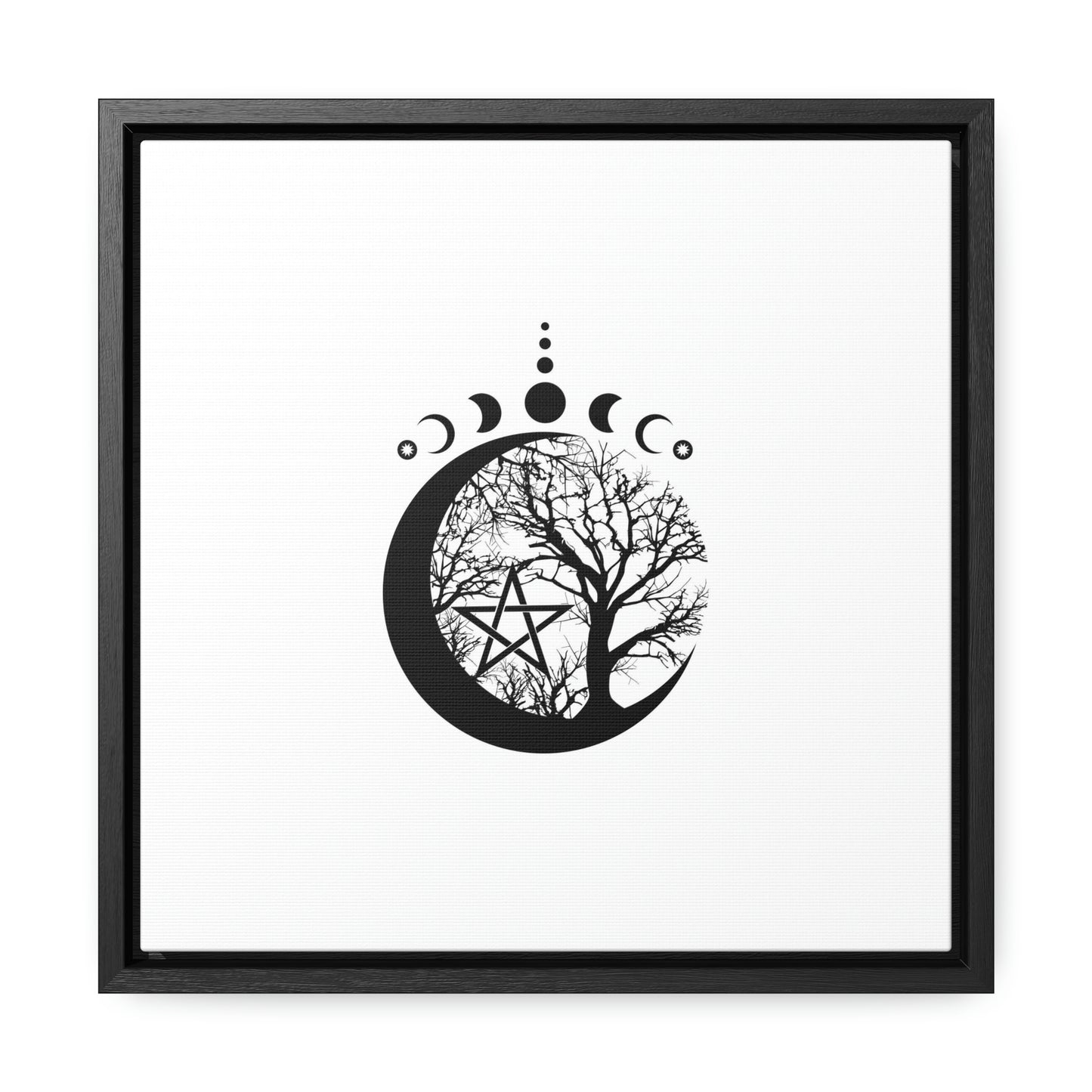 Gallery Canvas Wraps, Square Frame Wicca Design
