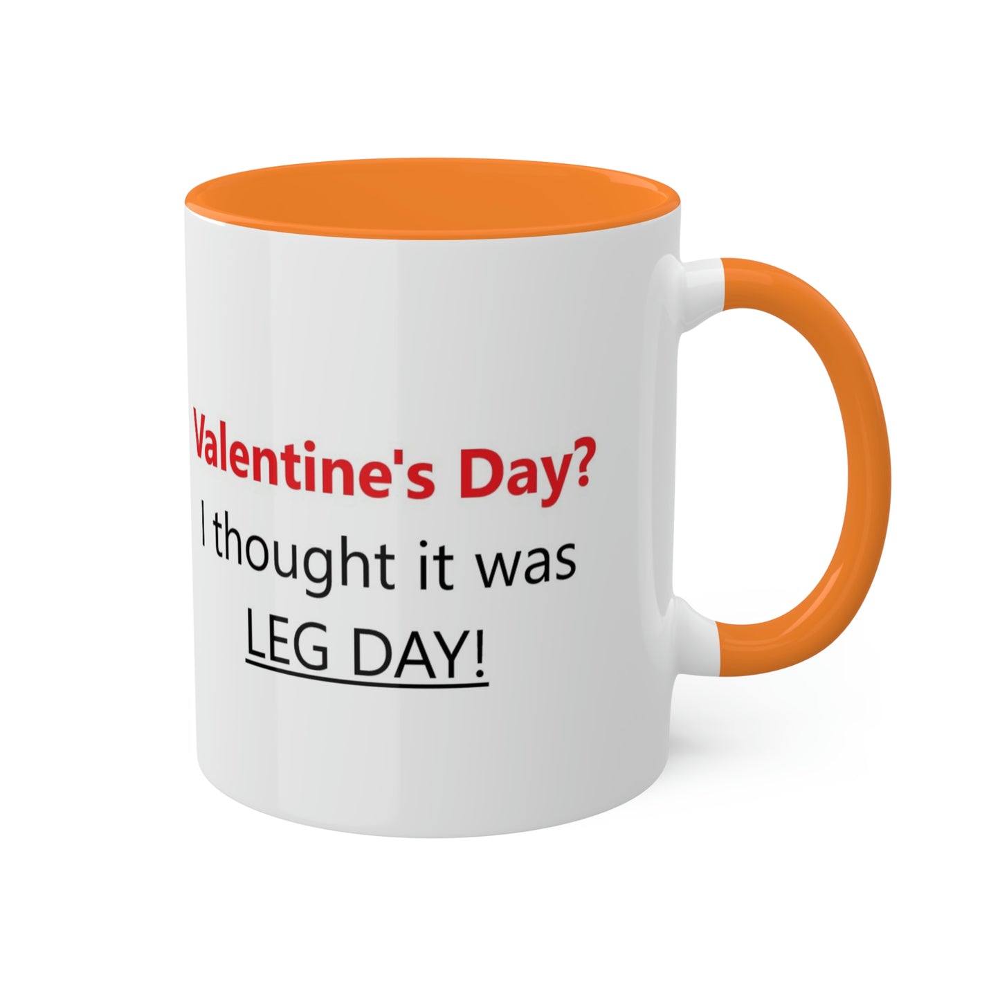 Funny Gym Person's Valentine's Gift Colorful Mugs, 11oz