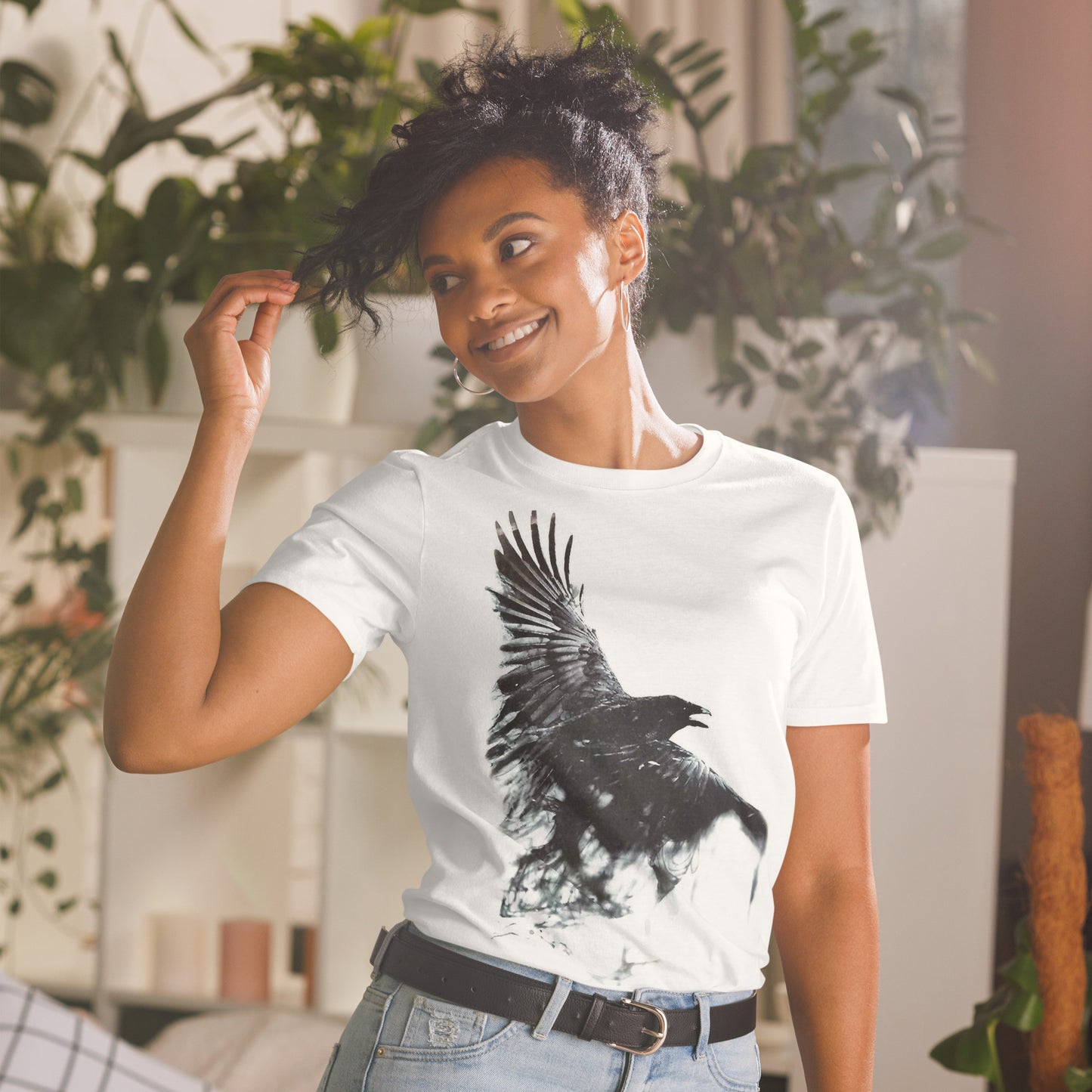Raven in Flight Short-Sleeve Unisex T-Shirt