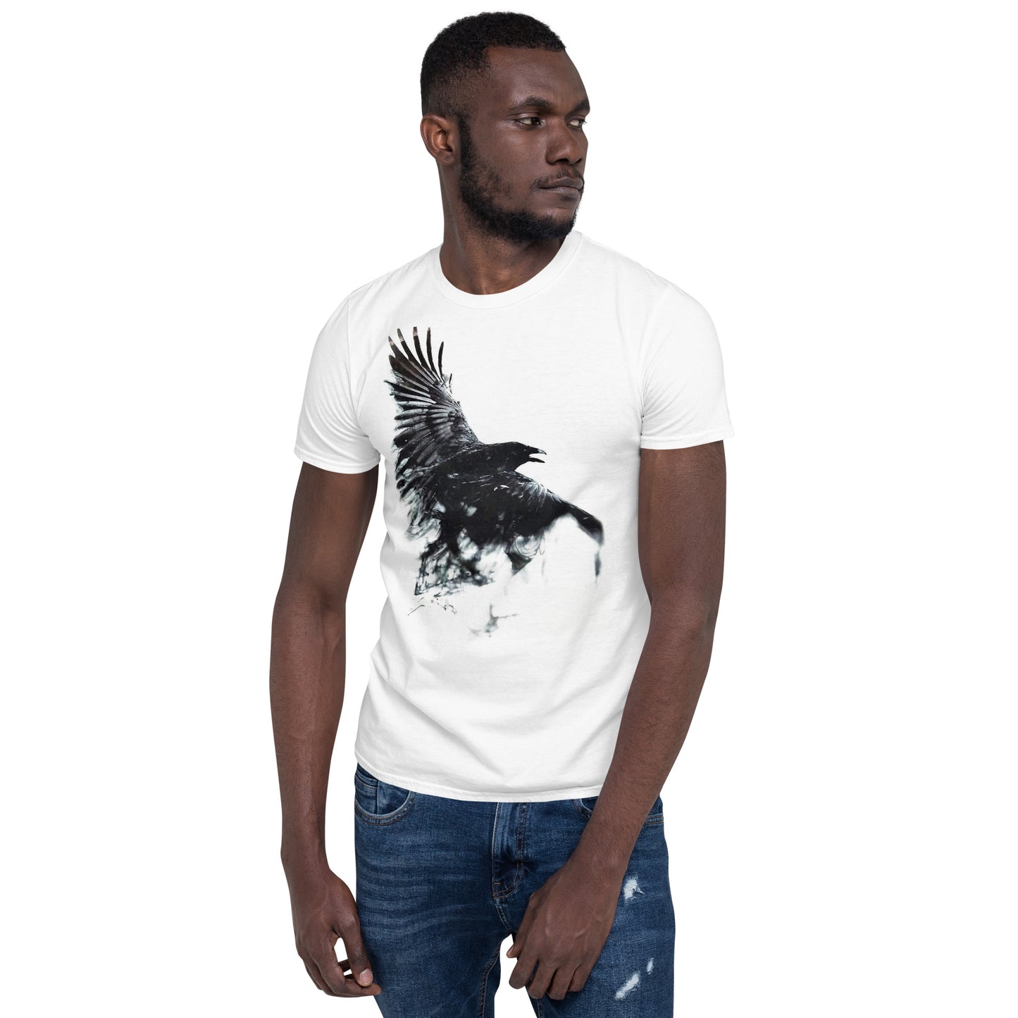 Raven in Flight Short-Sleeve Unisex T-Shirt