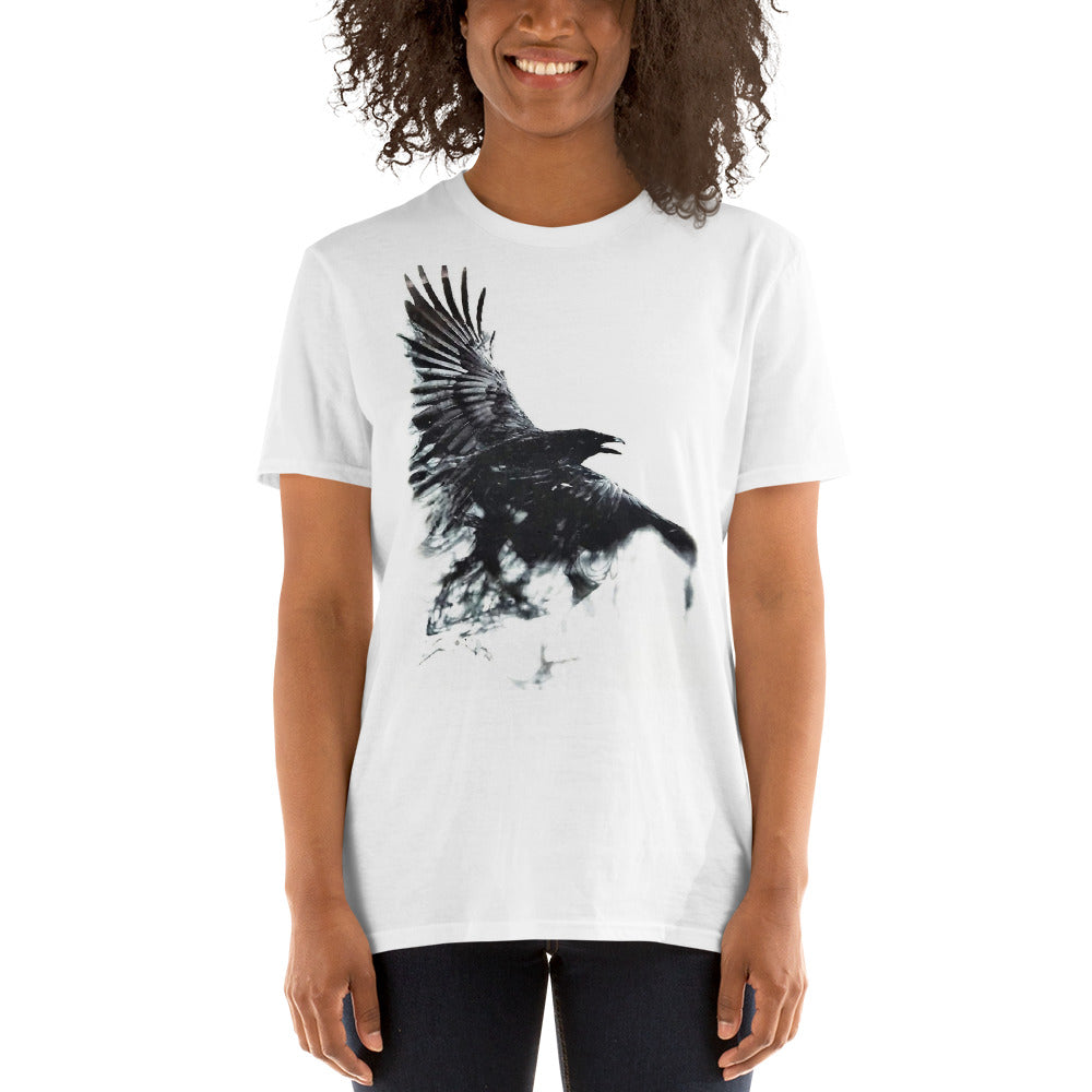 Raven in Flight Short-Sleeve Unisex T-Shirt