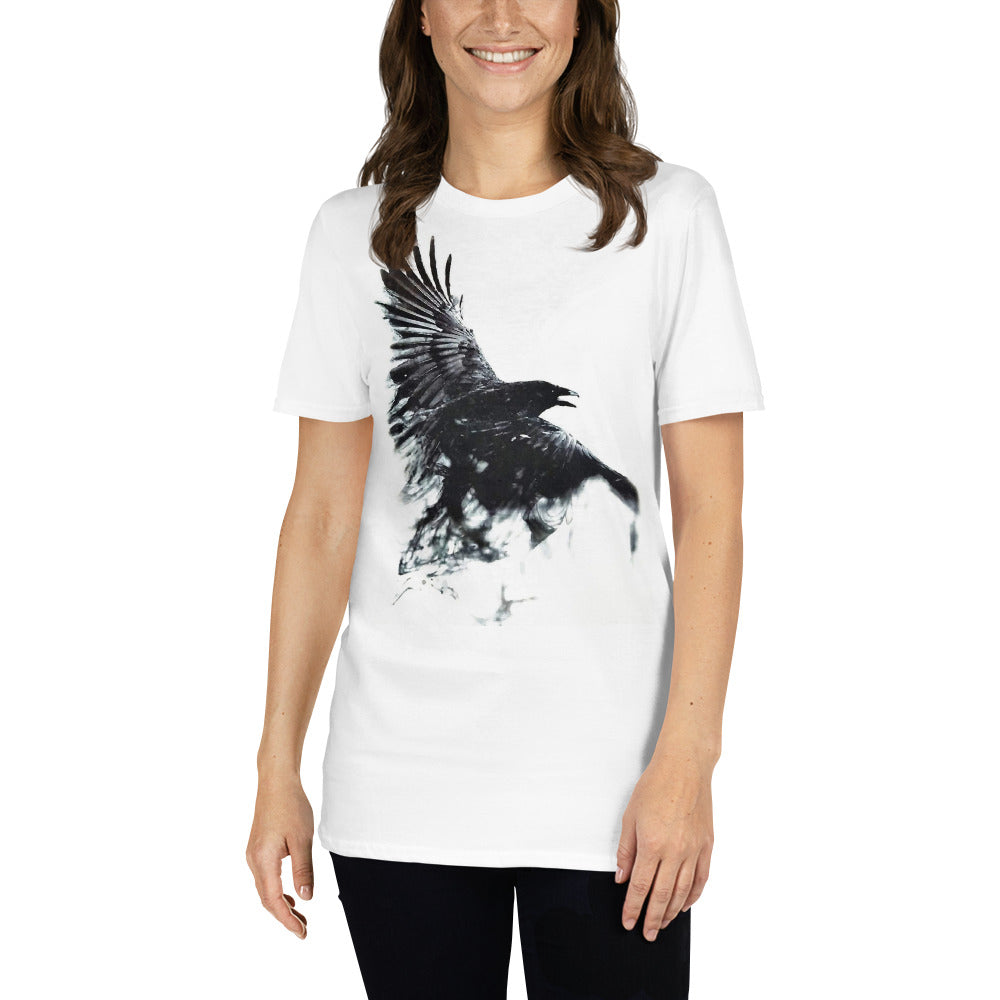 Raven in Flight Short-Sleeve Unisex T-Shirt